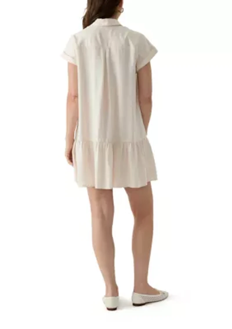 Women's Short Sleeve Shirtdress