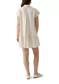Women's Short Sleeve Shirtdress