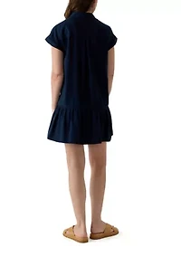 Women's Short Sleeve Shirtdress