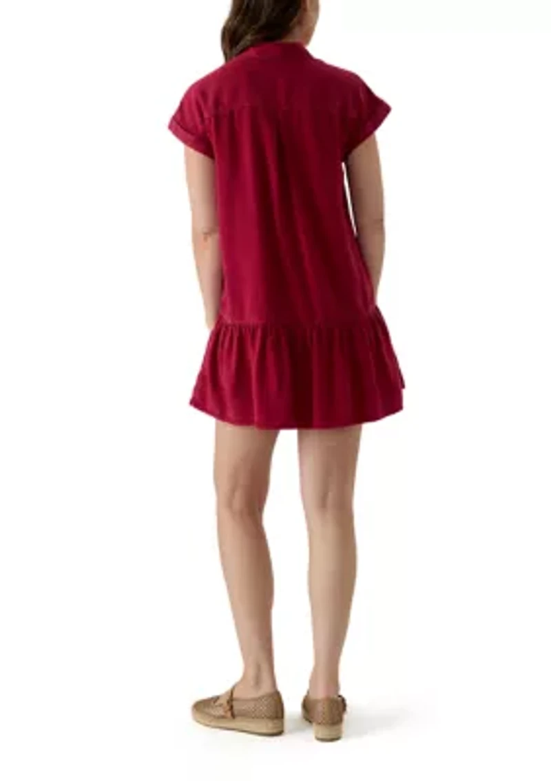 Women's Short Sleeve Shirtdress