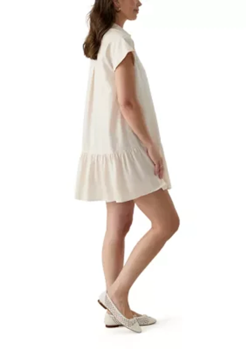Women's Short Sleeve Shirtdress