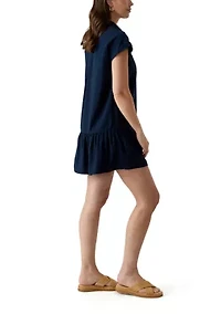 Women's Short Sleeve Shirtdress