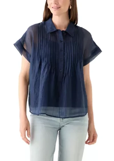 Women's Short Sleeve Popover Swing Top