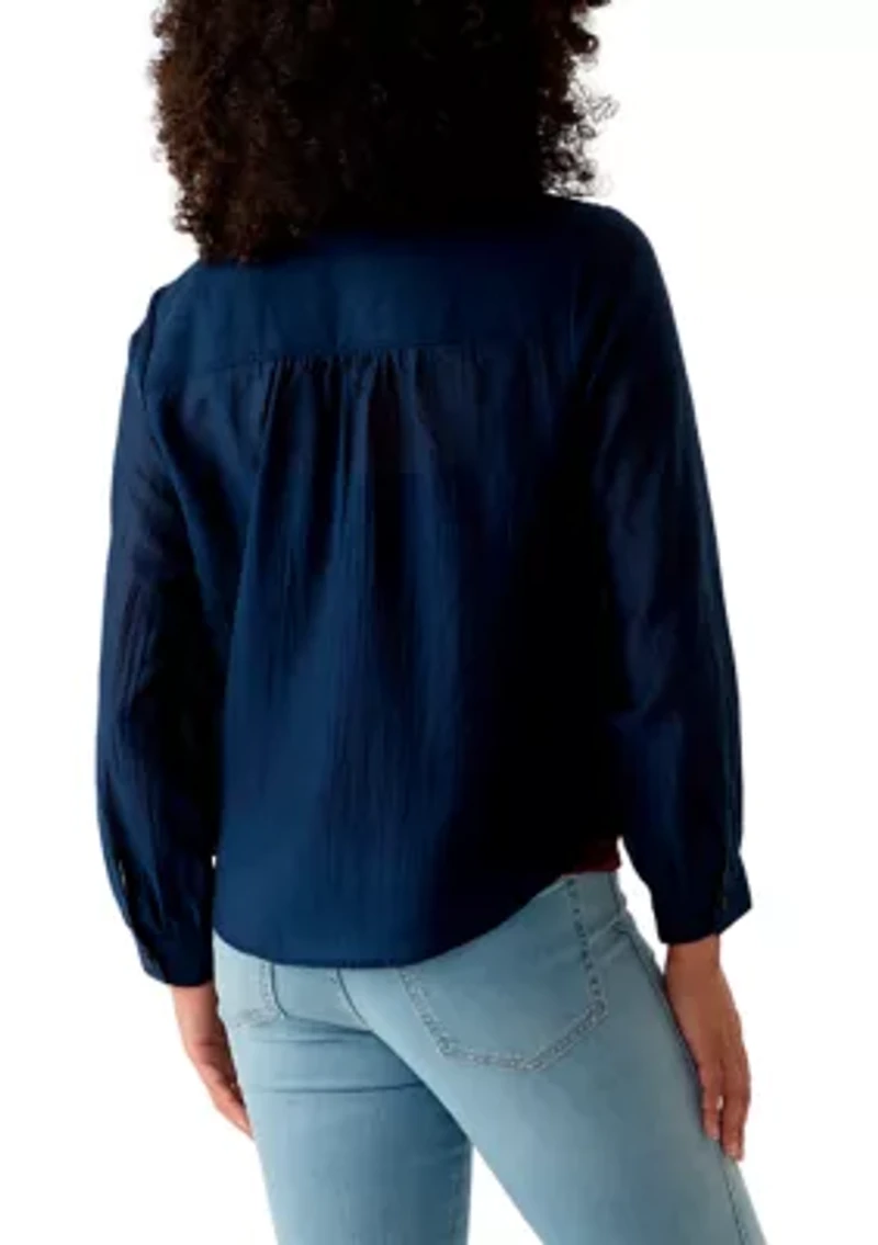 Women's Long Sleeve Utility Popover Shirt