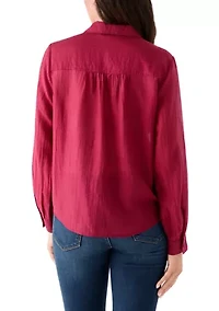 Women's Long Sleeve Utility Popover Shirt