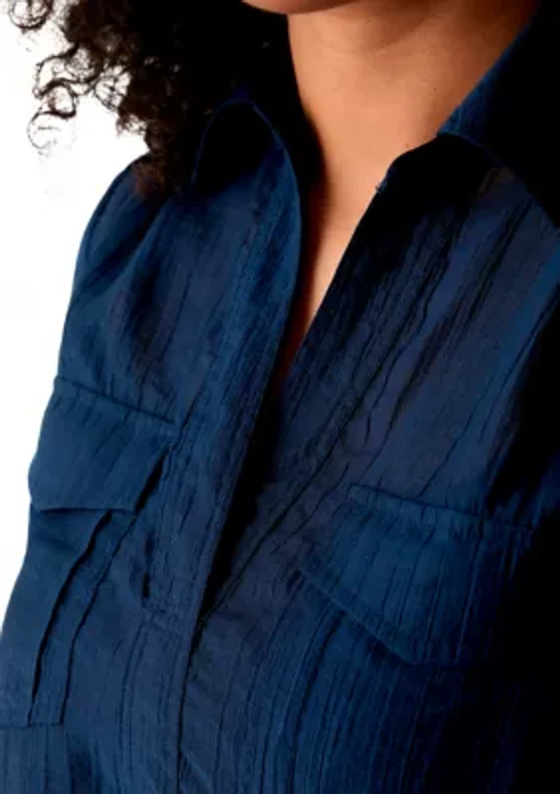 Women's Long Sleeve Utility Popover Shirt