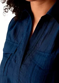 Women's Long Sleeve Utility Popover Shirt