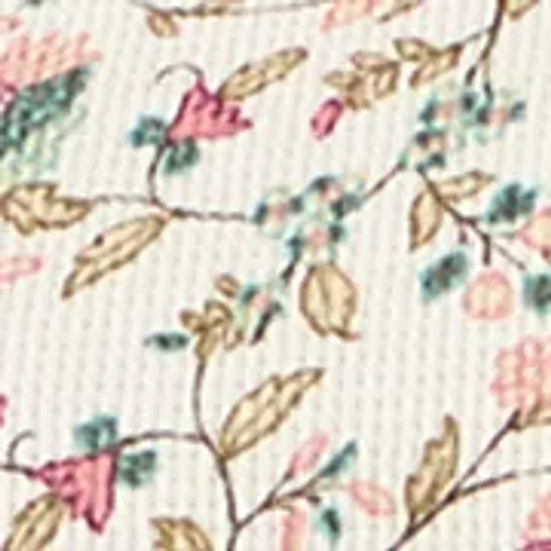 Women's Crew Neck Thermal Print Sweater