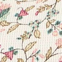 Women's Crew Neck Thermal Print Sweater