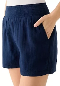 Women's Smocked Waist Shorts