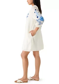 Women's Long Sleeve Swing Dress