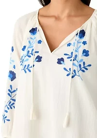 Women's Long Sleeve Swing Dress