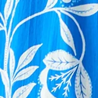 Women's Pleated Print Tiered Mini Dress