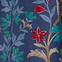 Women's Paisley Print Smocked Maxi Dress