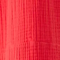 Women's V-Neck Gauze Shift Dress