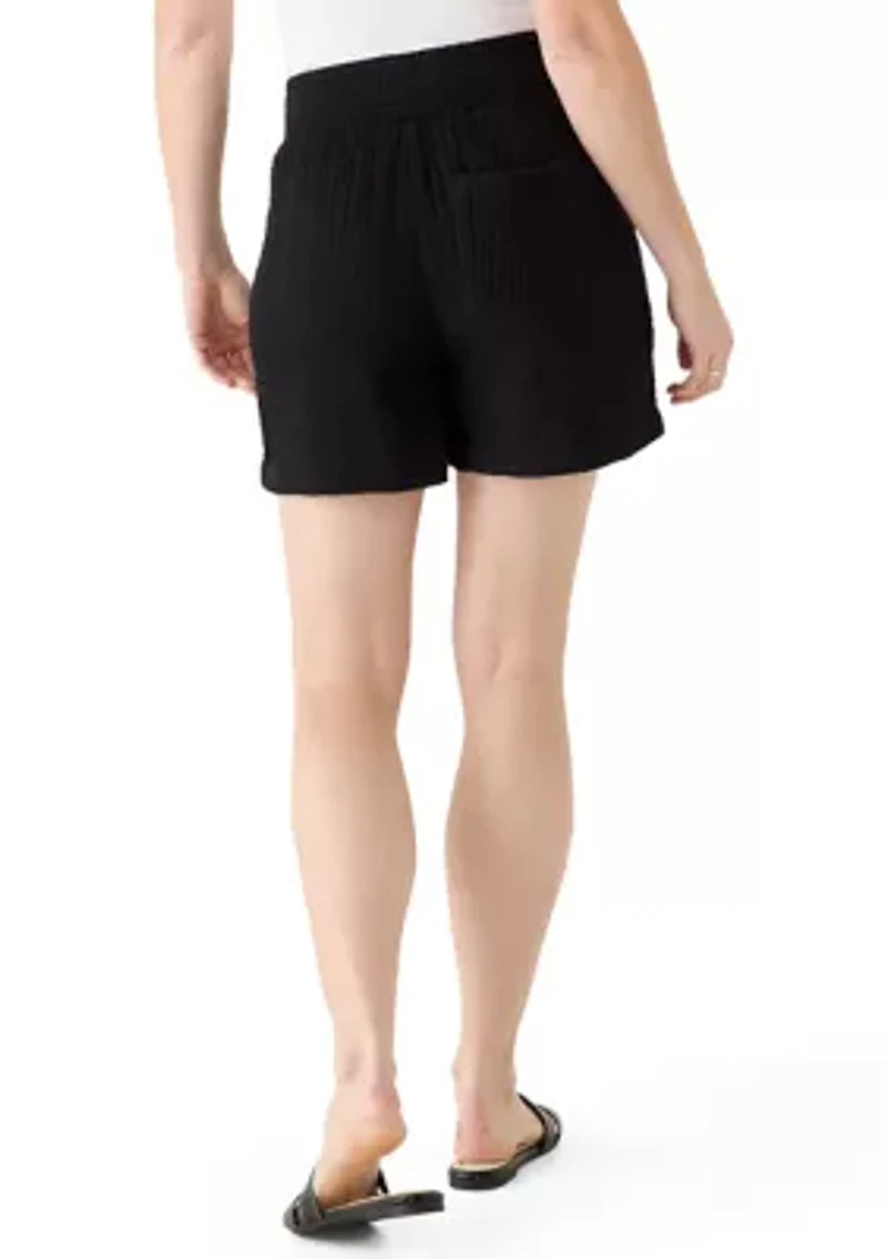 Women's Pull On Gauze Shorts