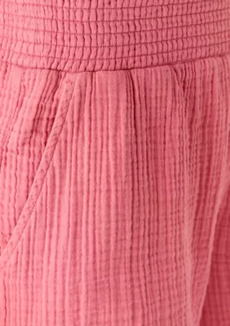 Women's Pull On Gauze Shorts