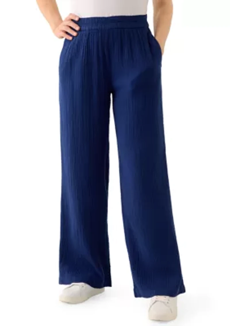 Women's Pull On Gauze Pants
