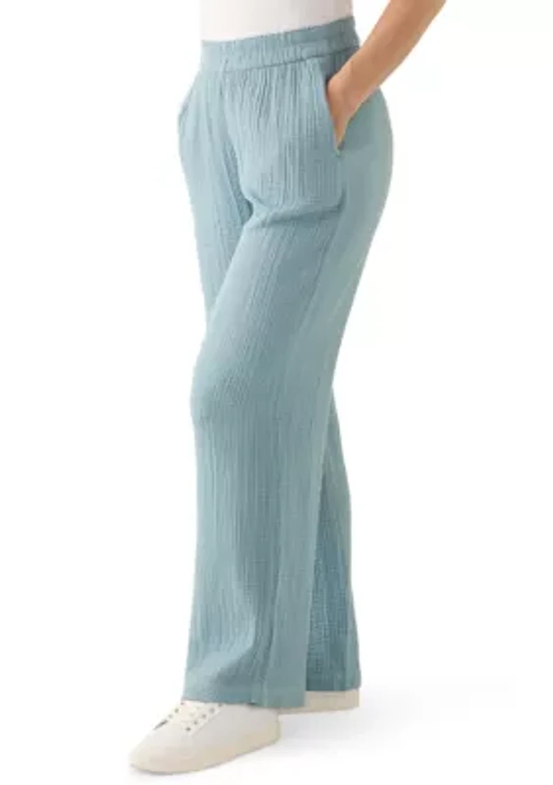 Women's Pull On Gauze Pants