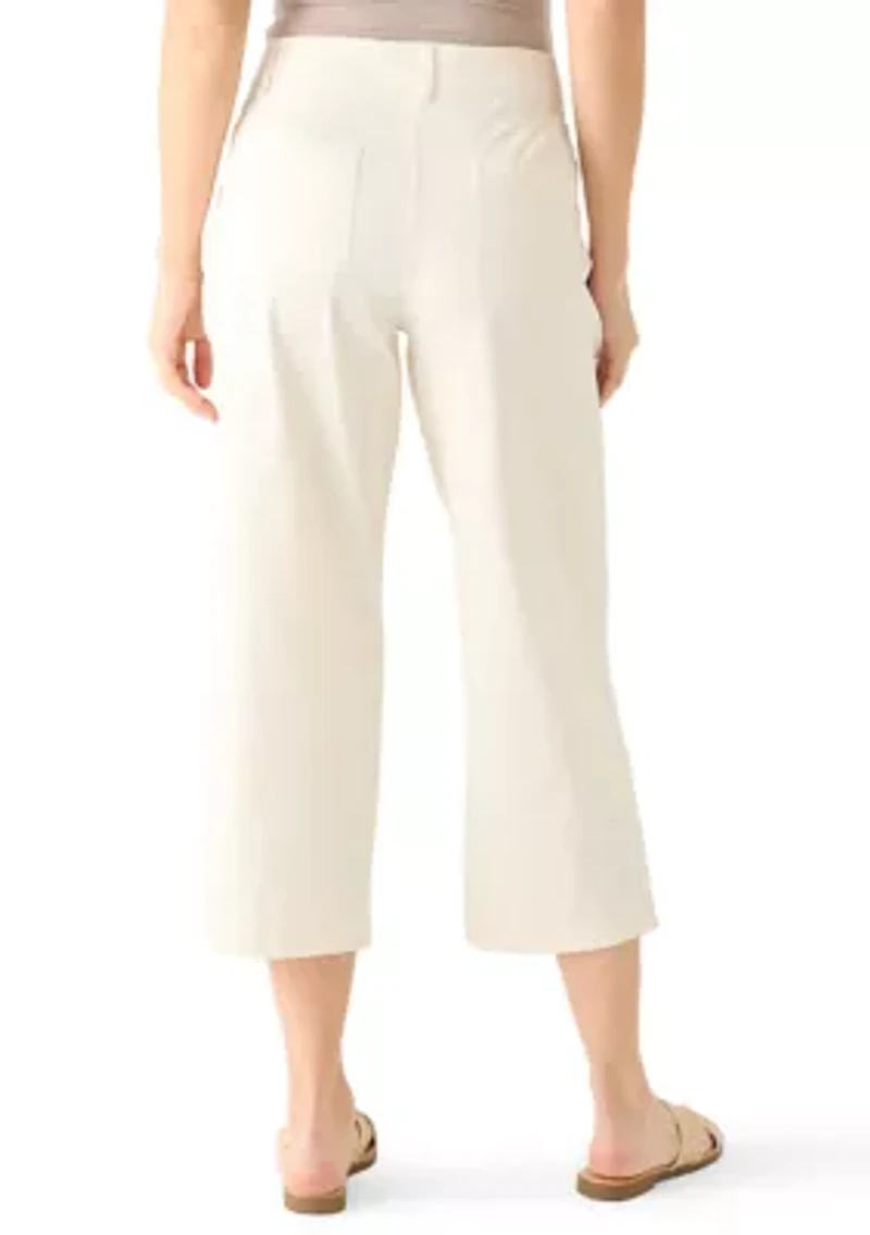 Women's Embroidered Cropped Pants