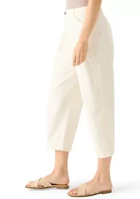 Women's Embroidered Cropped Pants