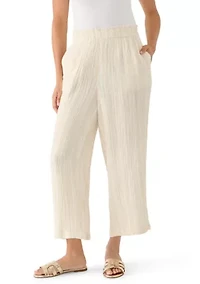 Women's Gauze Cropped Pants