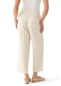 Women's Gauze Cropped Pants