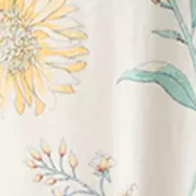 Women's 3/4 Sleeve Printed Mixed Top