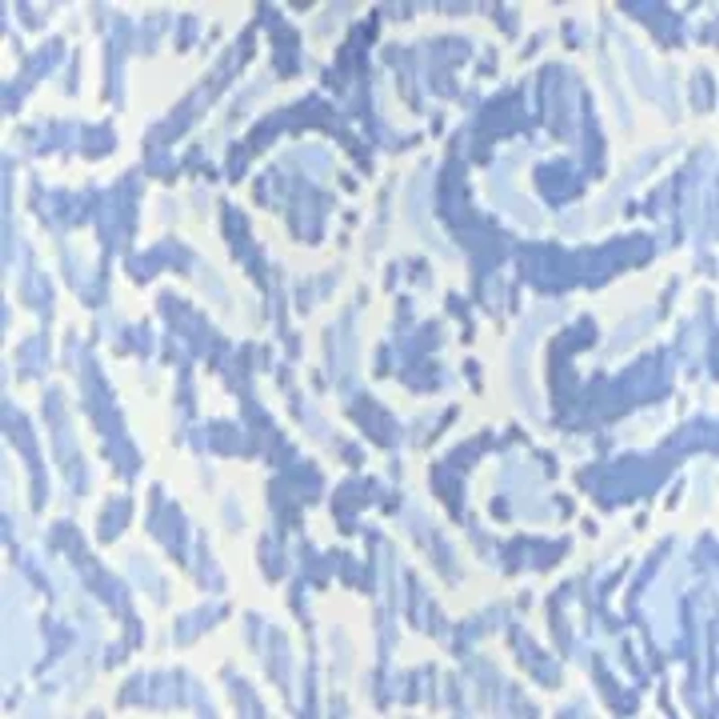 Women's 3/4 Sleeve Split Neck Print Top