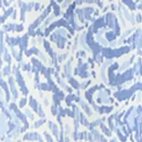 Women's 3/4 Sleeve Split Neck Print Top