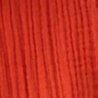 Women's Dolman Gauze Henley Top