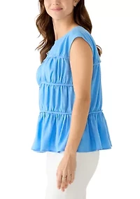 Women's Sleeveless Tiered Top