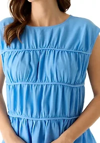 Women's Sleeveless Tiered Top