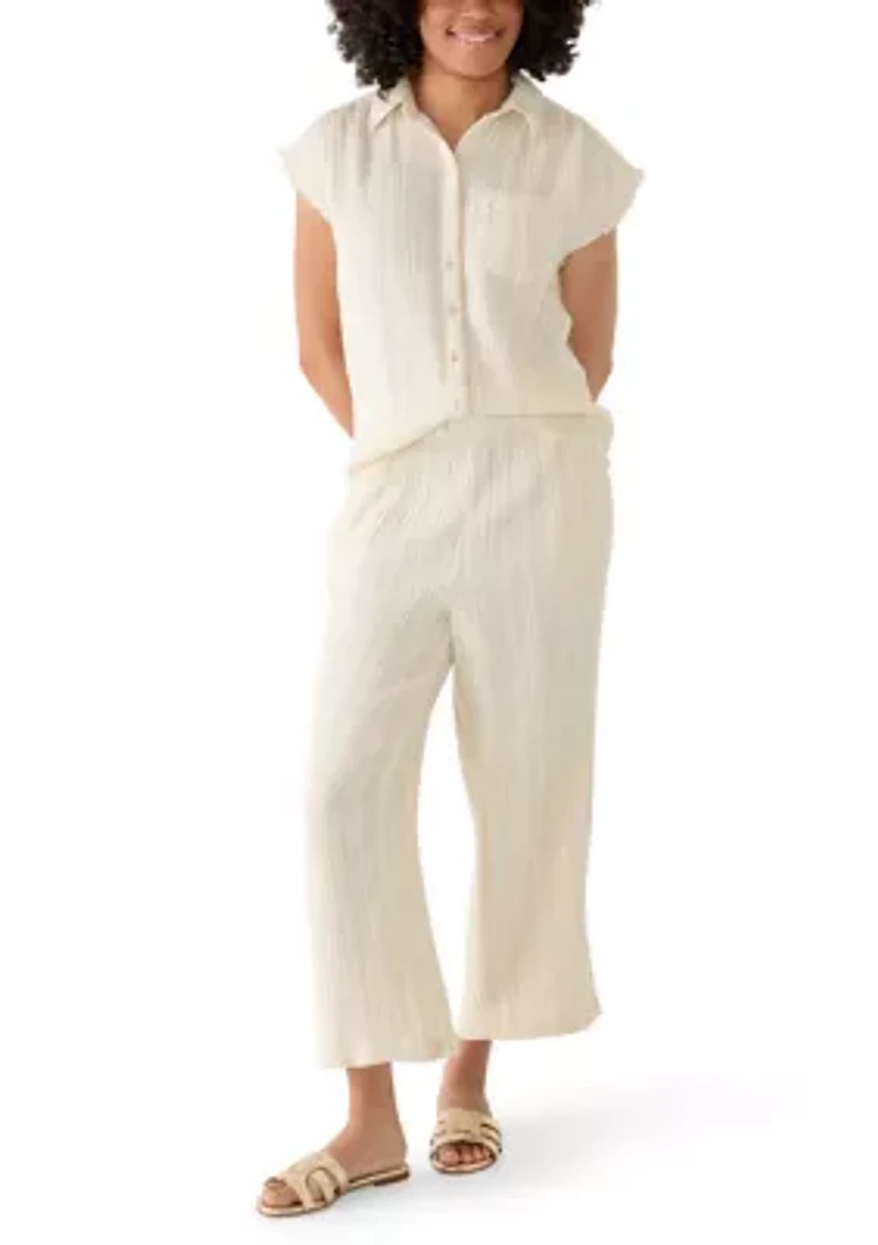 Women's Oversized Gauze Shirt