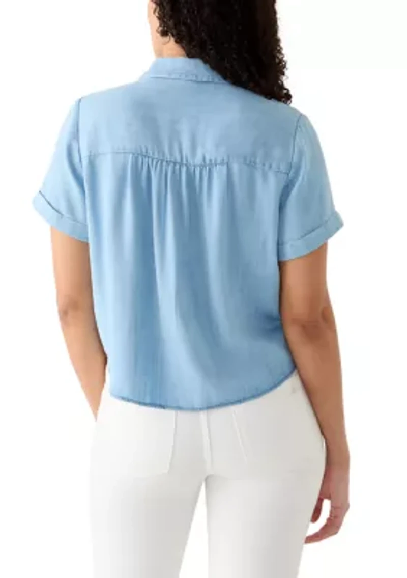 Women's Tie Front Camp Shirt