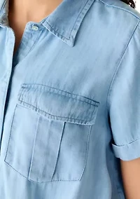 Women's Tie Front Camp Shirt