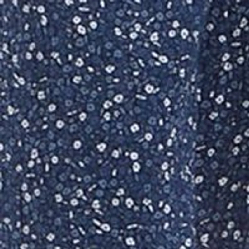 Petite Flutter Sleeve Printed Dress