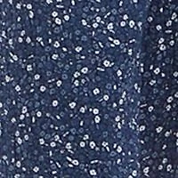 Petite Flutter Sleeve Printed Dress