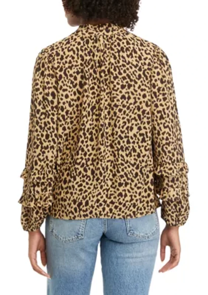 Petite Printed Blouse