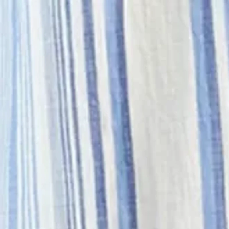 Petite Flutter Sleeve Yarn Dyed Midi Dress