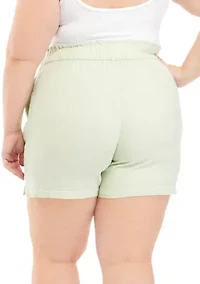 Plus Cotton Gauze Shorts