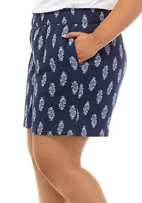 Plus Cotton Gauze Shorts