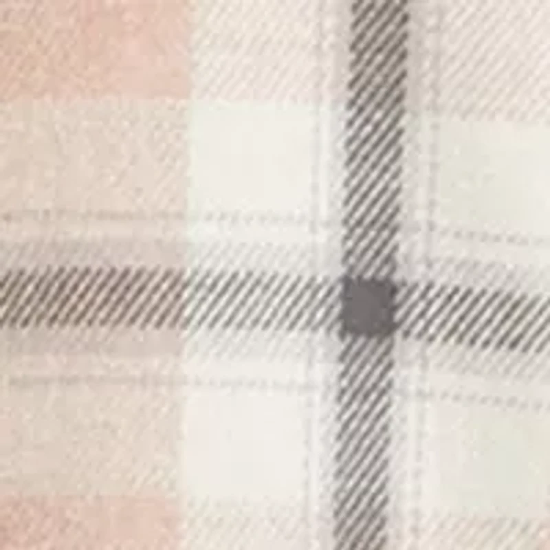 Plus Long Sleeve Yarn Dyed Boyfriend Shirt