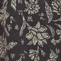 Plus Flutter Sleeve Printed Dress