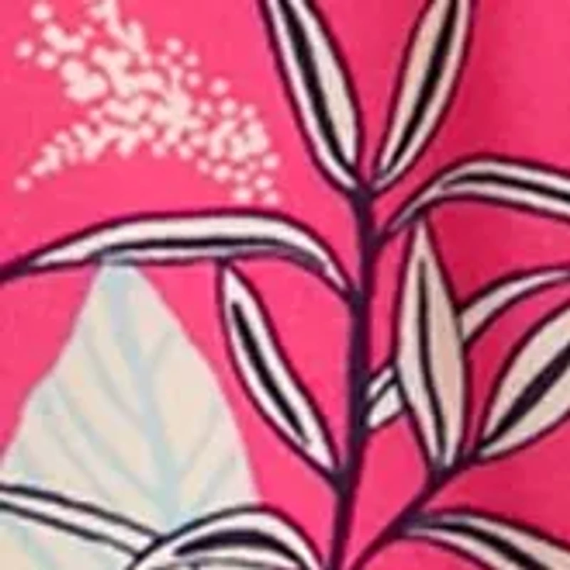 Plus Twist Front Print Tank Top