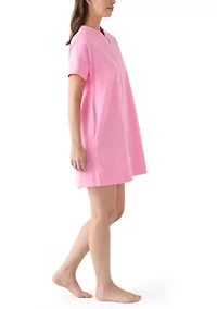 Women's Short Sleeve Popover Swim Cover Up