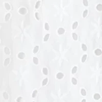 Women's Long Sleeve Eyelet Dress Cover Up