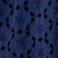 Women's Long Sleeve Eyelet Dress Cover Up