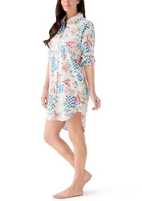 Women's Button Down Cover Up Dress