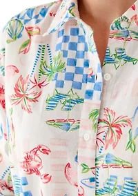 Women's Button Down Cover Up Dress